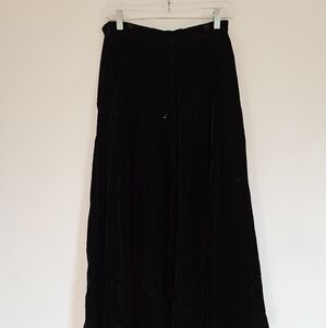 Ralph Lauren Blue Label Vintage Velvet Maxi Skirt